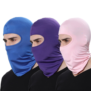 Alta calidad, venta al por mayor, logotipo personalizado, máscara facial, cubierta <span class=keywords><strong>de</strong></span> cara completa, máscara <span class=keywords><strong>de</strong></span> esquí, pasamontañas <span class=keywords><strong>de</strong></span> 1 Agujero - Product Image 1