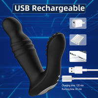 Vibromasseur anal télécommandé en silicone rechargeable et étanche, stimulateur de prostate, jouet sexuel pour hommes et femmes