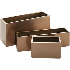 jingqi wholesale large raised rectangular outdoor fiberglass offices airports garden window planter flower pots boxs