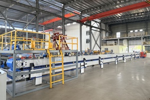 Tam otomatik yapı malzemesi sürekli sandviç Panel PU sandviç Panel üretim hattı - Product Image 2