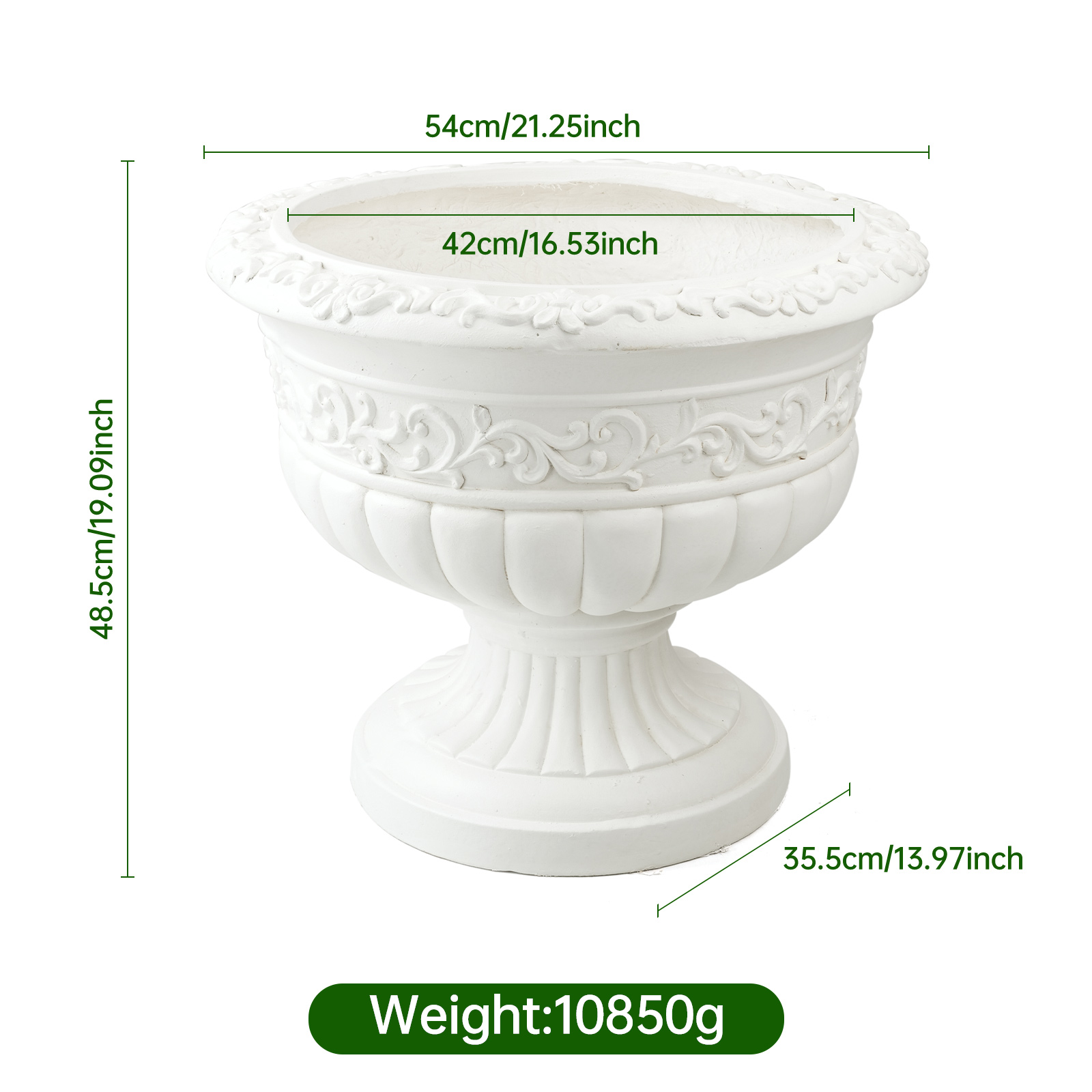 Roman no. 2 flower pot