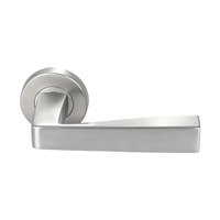 Poignée de porte plate minimaliste et sobre pour appartement, idéale pour la construction et la rénovation