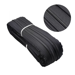 Fermeture éclair en nylon personnalisée avec <span class=keywords><strong>curseur</strong></span>, fermeture éclair en nylon 3 5 7 10 pour sacs à bagages, chaussures, breloques, ruban de fermeture éclair 5 en nylon - Product Image 2