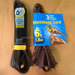 Cables de Extensión Eléctricos de PVC XLPE para el Hogar, Cable de Extensión de Alimentación de Doble Extremo <span class=keywords><strong>SPT</strong></span> Blanco - Product Image 6