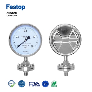 Manometro con Diaframma Filettato Facilmente Cristallizzabile, Resistente ad Alta Corrosione - Product Image 3