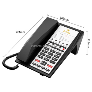 Usine <span class=keywords><strong>meilleur</strong></span> téléphone d'hôtel 0-10 boutons de numérotation rapide téléphone sans fil <span class=keywords><strong>fixe</strong></span> logo personnalisé façade téléphones filaires - Product Image 3