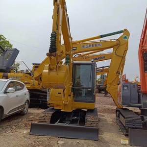 รถขุดขนาดเล็ก Komatsu PC56 น้ำหนัก 5.6 ตัน สภาพดีเยี่ยม มือสอง ใช้มอเตอร์ปั๊ม Caterpillar รุ่นปี 2024 จากเซี่ยงไฮ้ บุ้งกี๋ขนาด 0.4 ลูกบาศก์เมตร - Product Image 5