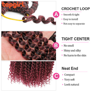 Bán Buôn 18Inch Niềm Đam Mê Crochet Bện Ombre <span class=keywords><strong>Brown</strong></span> Tổng Hợp Bện Tóc Niềm Đam Mê <span class=keywords><strong>Twist</strong></span> Crochet Phần Mở Rộng Tóc Cho Phụ Nữ Da Đen - Product Image 2
