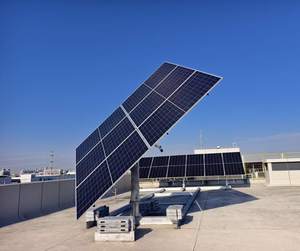 Sistema de Seguimiento Solar, Rastreador Solar de Eje Único y Doble Eje, Soporte de Seguimiento Fotovoltaico, Soporte para Rastreador Solar, 6 Paneles Solares de 2x3 - Product Image 2