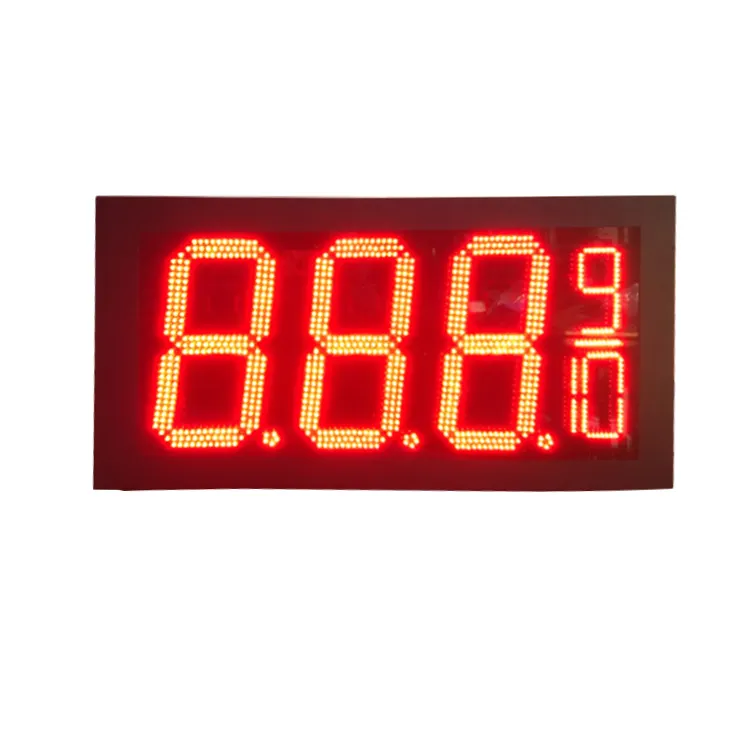 شاشة عرض أسعار الغاز, محطة بنزين 12 بوصة 8889/10 4 أرقام عرض أسعار الغاز