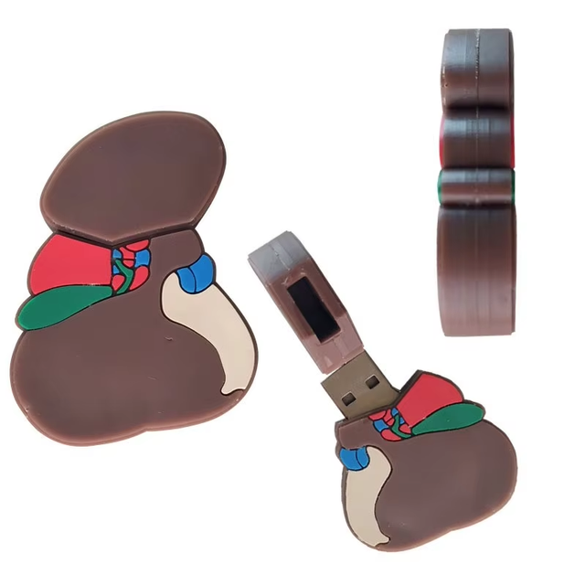Soft PVC Custom Molding USB 3.0 Flash Drive Custom Logo Pendrive Bulk Corporate Promotional Gift Merchandise