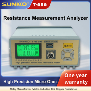 Dispositivos de Reparación de Baterías SUNKKO T-686, Relé de Medición de Baja Resistencia Interna, Detector de Resistencia Ohm para Cables de Transformadores - Product Image 1