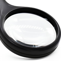 Elvis 2X Direct Supply Pocket Handheld Glass 90mm Lens Magnifier ABS Plastic Reading No Light