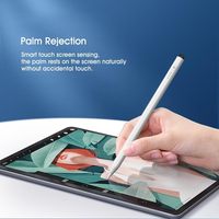 Stylet double pointe REXIAO avec port de charge magnétique pour iPhone et iPad (A16/A11/A10/A9-6ème génération/Pro 13/12.9/11/M4/M5/M3/M2/A17)