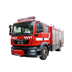 เยอรมัน MAN Compressed Air ระบบโฟม Fire Tender Fighting รถบรรทุกสำหรับขาย