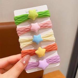 Élégants élastiques à cheveux en tissu de couleur bonbon <span class=keywords><strong>pour</strong></span> filles, <span class=keywords><strong>pour</strong></span> les chignons, ne blessent pas les cheveux, accessoires <span class=keywords><strong>pour</strong></span> cheveux élastiques <span class=keywords><strong>pour</strong></span> mariage - Product Image 6