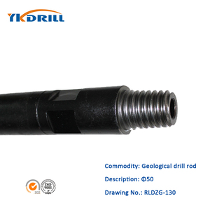 50 мм, бурение угольных пород, геологические буровые инструменты для бурения скважин, круглая Бурильная труба/стержень - Product Image 2