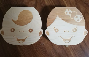 Caja para Dientes de Leche, Estilo Hada de los Dientes, en Inglés, Francés y Español, para Guardar y Coleccionar Dientes Perdidos de Niños y Bebés - Product Image 2