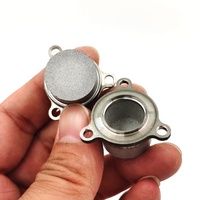 Tabung Filter Mikron Logam Berpori Baja Tahan Karat, Serbuk Mesh Sinter, Cakram Filter untuk Sistem Filtrasi