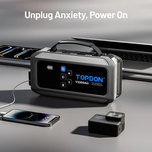 TOPDON V2200Air 2-in-1 2200 Car Battery Jump & Tire With Digital LCD Screen and Emergency Light TOPDON V2200Air Jump Starter Tir - Product Image 4