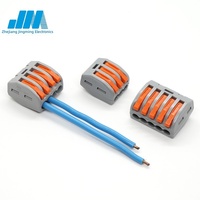 Borniers en nylon série 212, lot de 80 connecteurs rapides à enfoncement 32A pour bornes de câblage électrique et luminaires