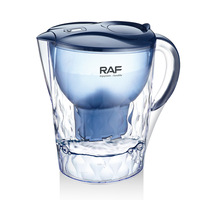 Carafe filtrante à eau portable en verre transparent 3,5 L pour camping-car, avec filtre à charbon actif et protection contre la surchauffe, pour usage domestique