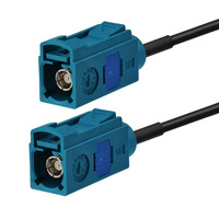 Fakra Cable FAKRA VW Seat Skoda RCD RNS 510 310 315 adaptateur d'antenne radio diviseur antenne Radio automatique