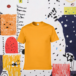 T-shirts en coton anti-rides de haute qualité à manches courtes, avec logo imprimé en sérigraphie et motifs brodés pour unisexe - Product Image 3