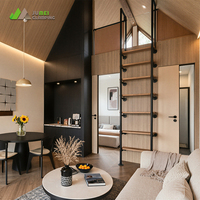 Maisonnette personnalisable en gros, haute résistance à la corrosion, pour le tourisme familial et les projets de vacances, maisonnette de glamping en plein air