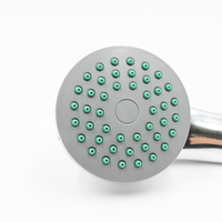 Pommeau de douche à main pluie chromé à 3 jets ensemble combiné d'articles sanitaires haute pression avec inverseur pour robinets de lavabo bidet de salle de bain