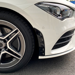 1 paire de garnitures latérales de pare-chocs avant, spoiler anti-usure, remplacement pour <span class=keywords><strong>Mercedes</strong></span> Benz C118 CLA180 CLA200 <span class=keywords><strong>2020</strong></span>+ - Product Image 4