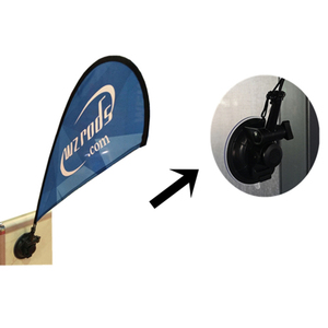 Wisezone ventouse drapeau mini <span class=keywords><strong>oriflamme</strong></span> pour application intérieure extérieure vitre de voiture fenêtre magasin promotion - Product Image 4