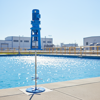 Mélangeur de traitement des eaux usées industrielles en acier inoxydable avec réservoir de distribution de médicaments, électrique, 2 CV, basse pression