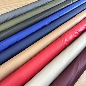 Nuevo diseño 100% poliéster respetuoso con el medio ambiente 300t Full Dull Tafetán Cire impermeable con <span class=keywords><strong>tela</strong></span> de aluminio para chaqueta de plumón - Product Image 4