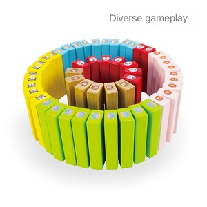 <span class=keywords><strong>Jeu</strong></span> de construction en <span class=keywords><strong>bois</strong></span> pour enfants : <span class=keywords><strong>Tour</strong></span> d'empilage à plusieurs niveaux avec animaux, blocs arc-en-ciel, <span class=keywords><strong>jeu</strong></span> de dessin, jouet éducatif - Product Image 3