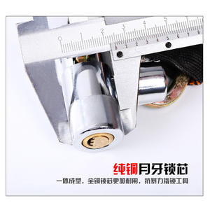 Antivol portable pour vélos et motos, cadenas à chaîne pour vélos électriques, cadenas à chaîne pour VTT - Product Image 5