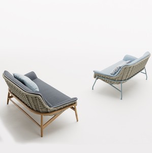 Divano <span class=keywords><strong>da</strong></span> Esterno con Tavolino, Design Nordico, Mobile, Impermeabile e Resistente al Sole per <span class=keywords><strong>Giardino</strong></span>, Cortile, Balcone, Villa - Product Image 3