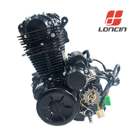 Vente d'usine moteur Loncin 250cc moteur de moto 4 temps refroidi par air moteur RE250 pour Dirt Bike
