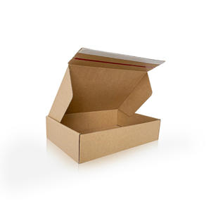 Boîte d'expédition en carton ondulé personnalisée, pliage, emballage, bande détachable, impression, auto-scellante, boîte cadeau avec logo - Product Image 1