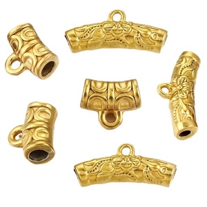 ตัวเชื่อมต่อเม็ดบีดแบบโค้ง |   จี้สแตนเลสชุบทอง 18K PVD สำหรับทำสร้อยคอ สร้อยข้อมือ DIY อุปกรณ์ทำเครื่องประดับ Aceworks - Product Image 5