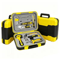 Kit d'outils manuels de 15 pièces pour la maison, boîte à outils de maintenance générale