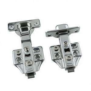 Charnière de meuble de cuisine en acier inoxydable à fermeture amortie réglable 3D de haute qualité pour les meubles d'école et d'hôpital - Product Image 1