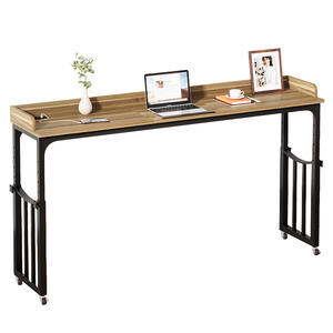 Estación de alimentación USB Mesa ajustable sobre la cama Estación de trabajo de cabecera ajustable en altura contemporánea para espacios pequeños para sala de estar - Product Image 1