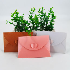 صناديق بطاقات شكر فاخرة للزفاف بالجملة، علب ورقية قابلة للطي مخصصة، مغلفات صغيرة للتغليف - Product Image 6