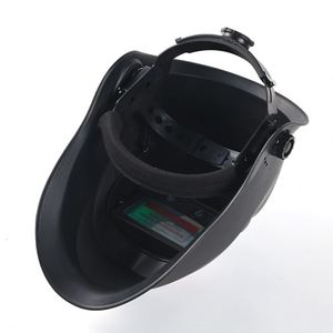 Masque de soudage panoramique intégral en plastique noir à atténuation automatique, pliable à l'avant, avec soudage à l'argon solaire -02 - Product Image 2