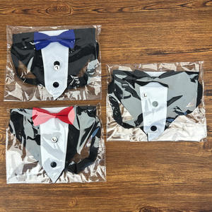 Collier de mariage pour chien avec nœud papillon réglable collier de mariage pour animaux de compagnie Bandana pour chien costume de smoking pour animaux de compagnie costume de collier de mariage Bandana - Product Image 4