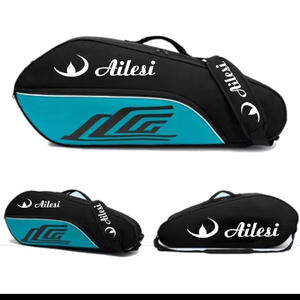 Custom Professional Nylon Badminton Tennis Backpack Single Shoulder Tote <b>Bag</b> for Men/<b>Women</b> 3/6 Racquet <b>Sport</b> Storage Solution - Product Image 3