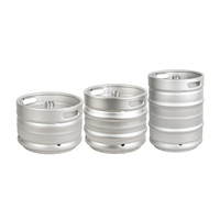 Fûts à bière KIMLONG de 30 L, empilables pour le stockage de la bière, norme DIN, soudage MIG, qualité alimentaire, épaisseur de 1,8 mm, personnalisable