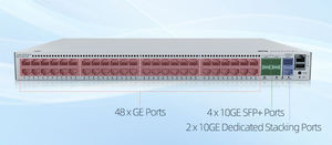 Commutateur HUA WEI S530-48T4XE 48 ports + 4 ports 10GE pour réseaux d'entreprise et de surveillance (Core/Convergence) avec SNMP, QoS et capacité de 758 Gbit/s - Product Image 2