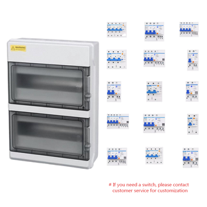 24 Way Custom HV Series IP65 Waterproof Distribution Box 4 to 36 Way Electrical Enclosure OEM Support Distribution box - Product Image 1